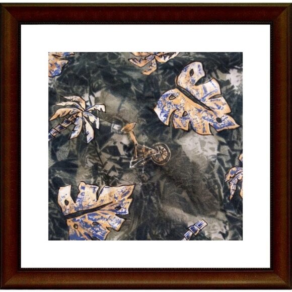 WEEKENDER Traveler Men's Medium Short Sleeve Button Up Hawaiian Shirt - Picture 3 of 6